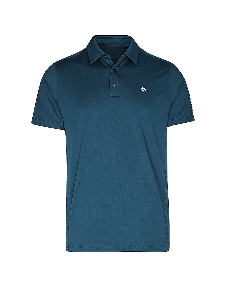 BJÖRN BORG Herren Tennispolo Ace Mesh Panel blau | S